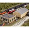 Walthers 933-3822 N Yard Office & Shed Building Kit - Your Source for Gaming Essentials* Trains