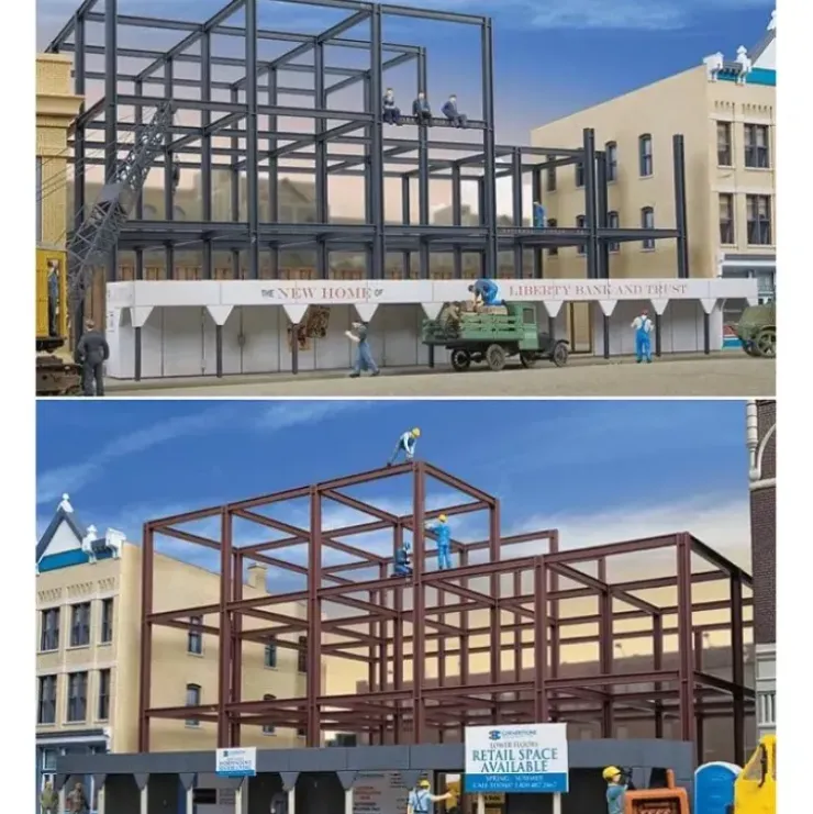 Walthers 933-3761 Skyscraper Construction Site Building Kit - Your Source for Gaming Essentials* Trains