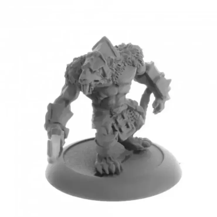 Tabletop Miniatures>Wererat Boss #04080 Dark Heaven Legends Unpainted Metal Figure - Your Source for Gaming Essentials