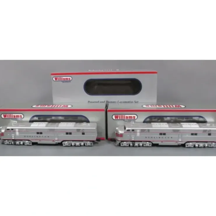 Williams 20504 O Chicago Burlington & Quincy EMD E7 A-A 3-Rail Diesel Loco Set - Your Source for Gaming Essentials* Trains