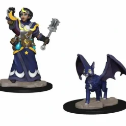 Tabletop Miniatures>WizKids Wardlings Painted Miniatures: (W1) Girl Cleric & Winged Cat - Your Source for Gaming Essentials