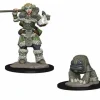 Tabletop Miniatures>WizKids Wardlings Painted Miniatures: (W1) Girl Druid & Stone Creature - Your Source for Gaming Essentials
