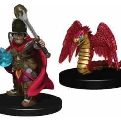 Tabletop Miniatures>WizKids Wardlings Painted Miniatures: (W2) Boy Cleric & Winged Snake - Your Source for Gaming Essentials