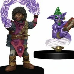Tabletop Miniatures>WizKids Wardlings Painted Miniatures: (W2) Girl Wizard & Genie - Your Source for Gaming Essentials