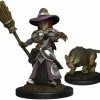 Tabletop Miniatures>WizKids Wardlings Painted Miniatures: (W3) Girl Witch & Witch`s Cat - Your Source for Gaming Essentials