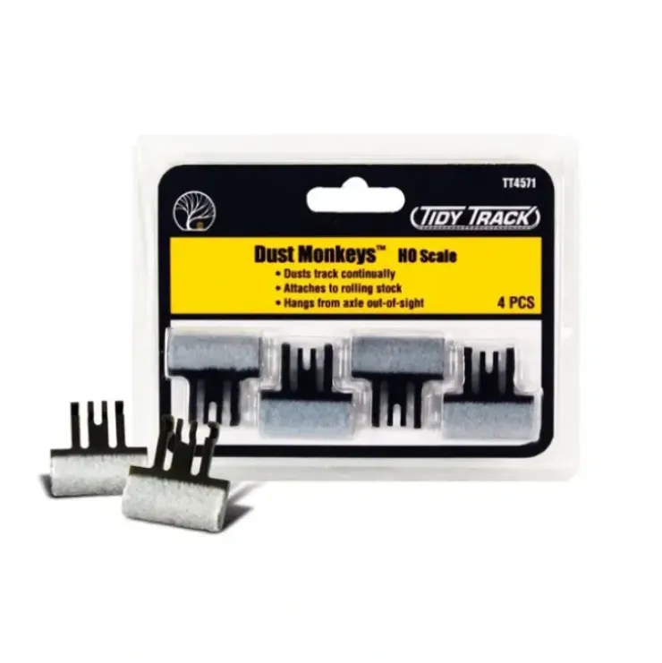 Woodland Scenics TT4571 HO Tidy Track Dust Monkeys - Your Source for Gaming Essentials* Trains