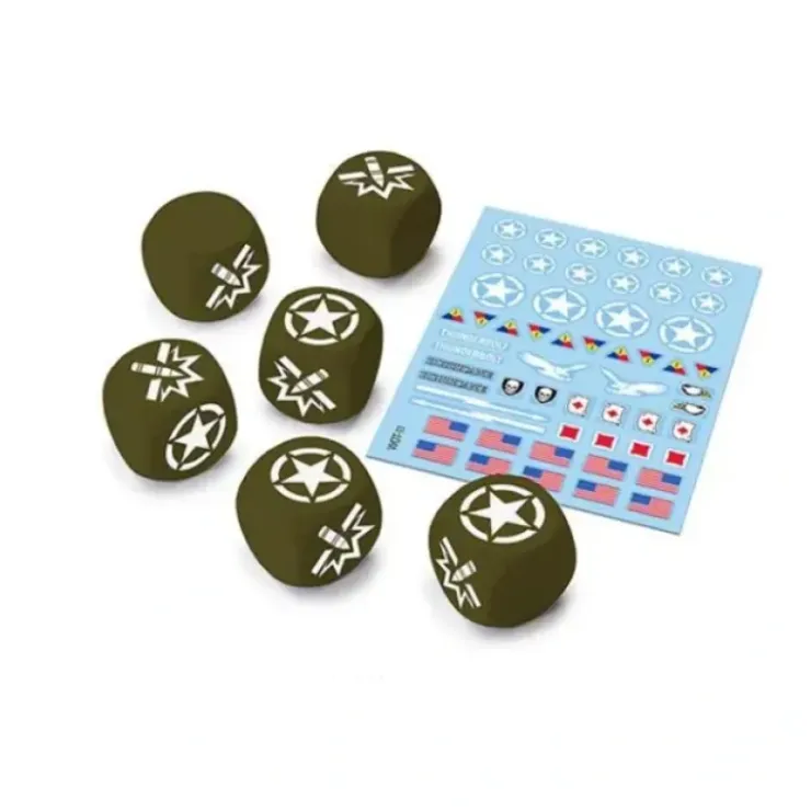 Dice>World of Tanks: Miniatures Game Dice and Decal Upgrade Pack - American - Your Source for Gaming Essentials
