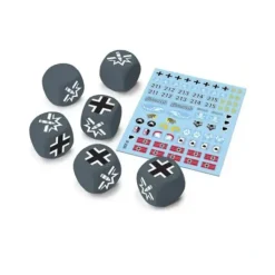 Dice>World of Tanks: Miniatures Game Dice and Decal Upgrade Pack - German - Your Source for Gaming Essentials