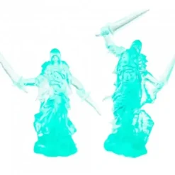 Tabletop Miniatures>Wraith Slayers (2) #77641 Bones Unpainted Translucent Blue Plastic - Your Source for Gaming Essentials